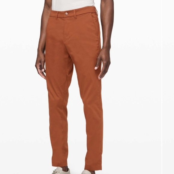 Lululemon Athletica Men's Rust Chinos 34